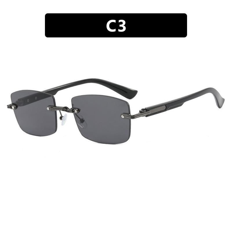 Women square sunglasses with wooden frame and gradient lenses Kalsten
