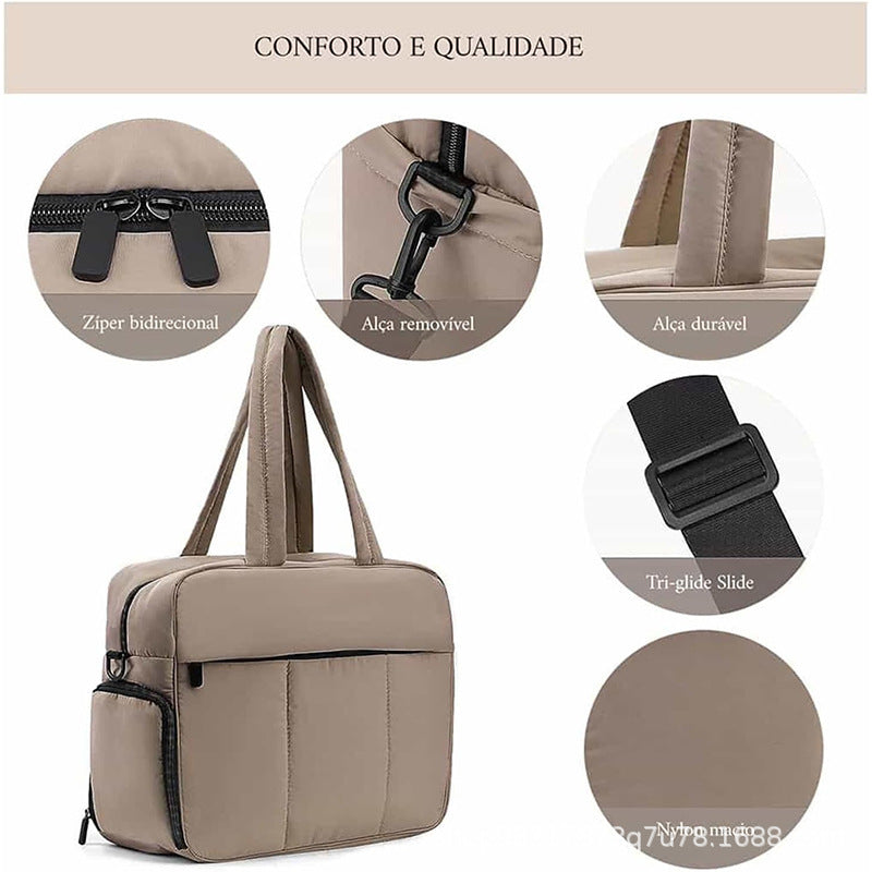 Multifunctional tote bag with insulated interior compartment Kalsten