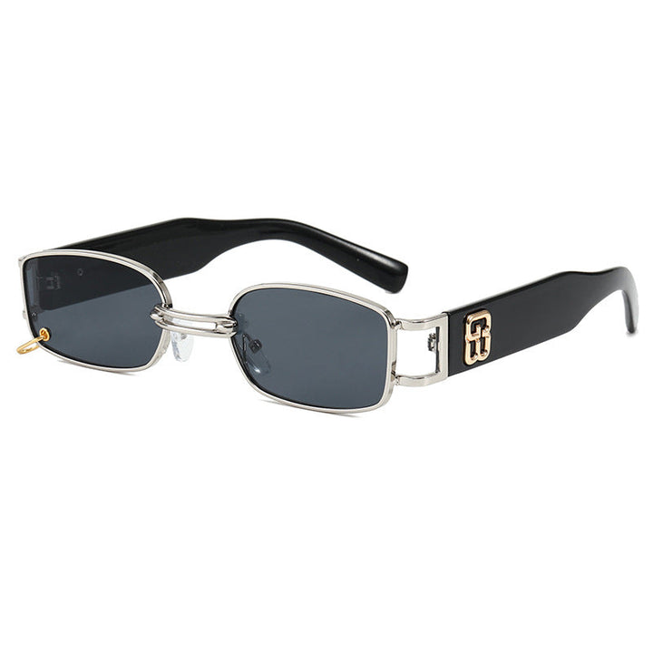 Fashionable sunglasses with unique rectangular frame Kalsten