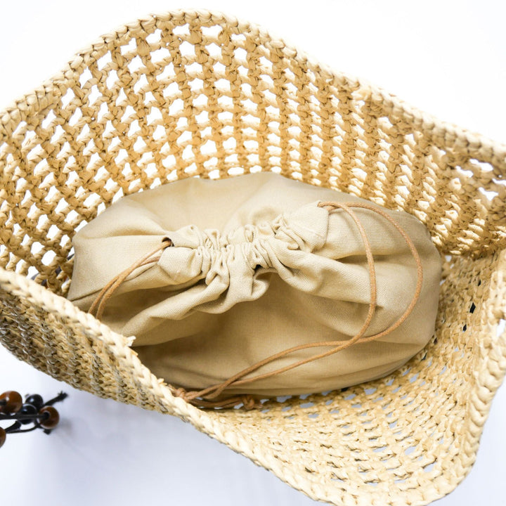 Handwoven shoulder bag with original design Kalsten