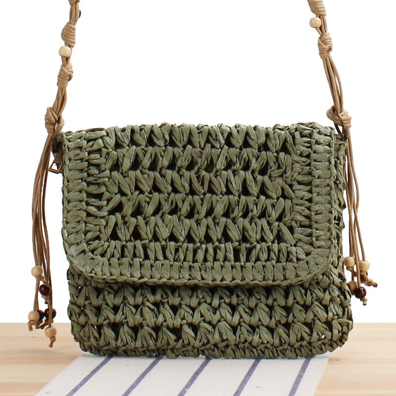 Handbag made of high-quality woven natural material Kalsten