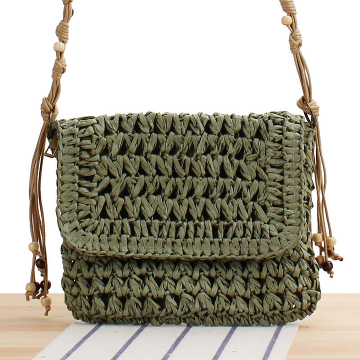Handbag made of high-quality woven natural material Kalsten