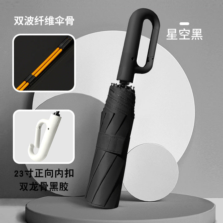 Women's Automatic Folding Umbrella with Ergonomic Handle Kalsten