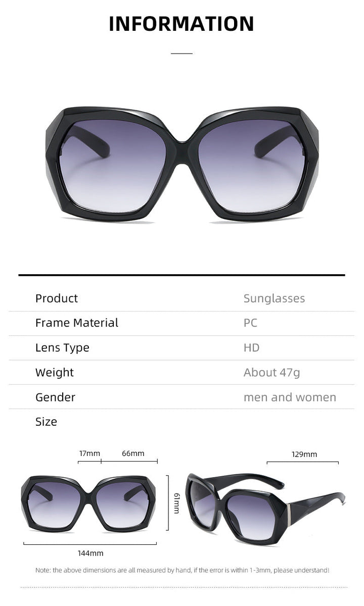 Women's designer sunglasses in innovative polygon design Kalsten