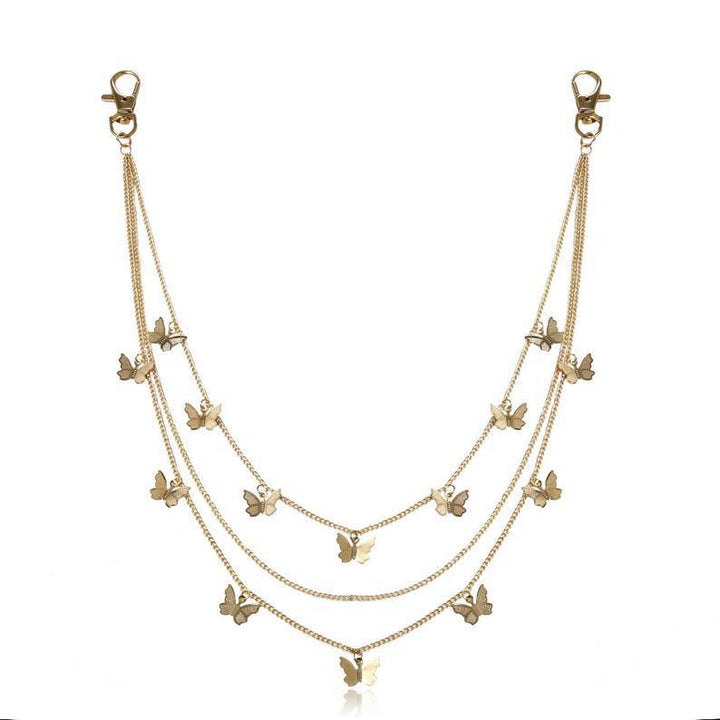 Multi-Layered Butterfly Chain Accessory Kalsten