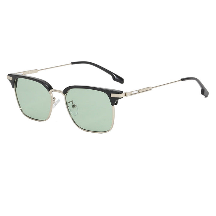 Women's square sunglasses with lightweight metal frame and wide temples Kalsten