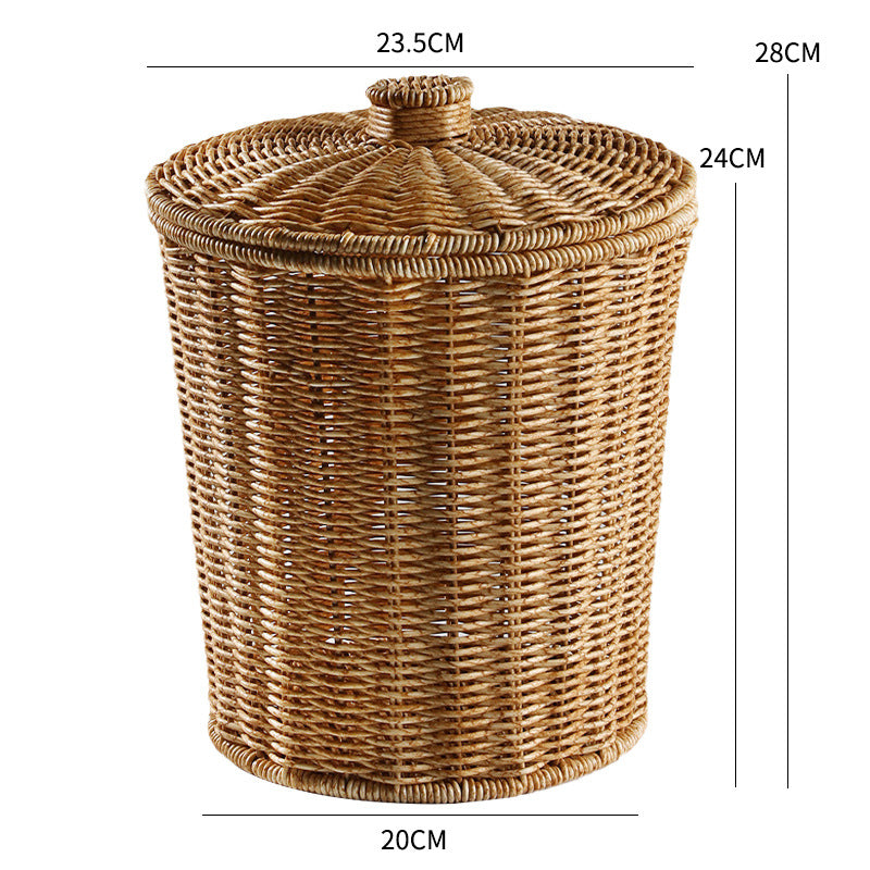Unisex Round Laundry Storage with Sturdy Woven Kalsten
