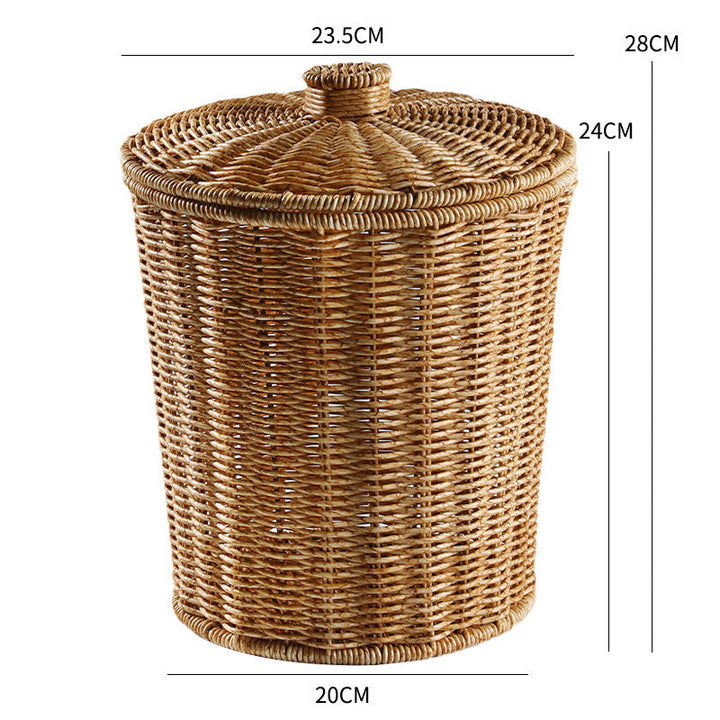 Unisex Round Laundry Storage with Sturdy Woven Kalsten