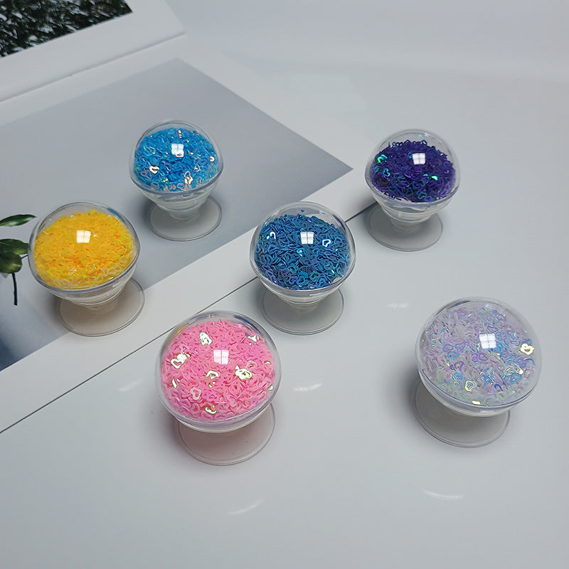 Glitter Heart-Shaped Phone Stand Kalsten