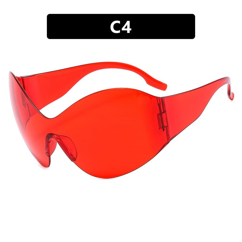Women's visor-style sunglasses with innovative protection design Kalsten