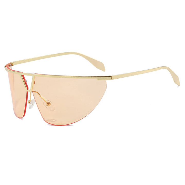 Women's futuristic sunglasses with protective metal frame Kalsten