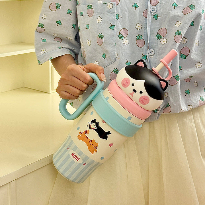 Ladies Playful Water Bottle with Animal Design Kalsten