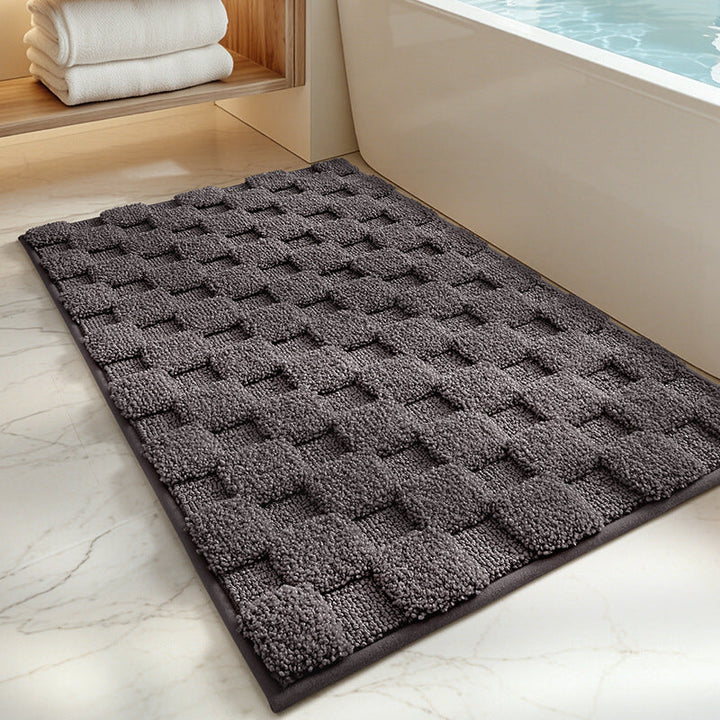 Textured Memory Foam Bath Mat Kalsten