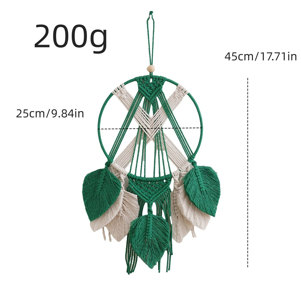 Macrame Leaf Decorative Wall Hanging Acalora