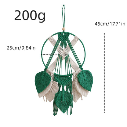 Macrame Leaf Decorative Wall Hanging Acalora