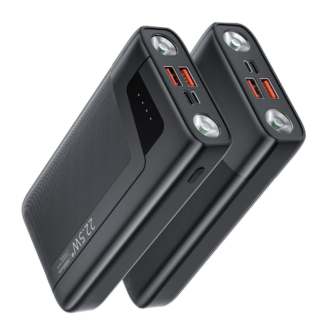 Powerful power bank with integrated LED lighting and fast charging function Kalsten