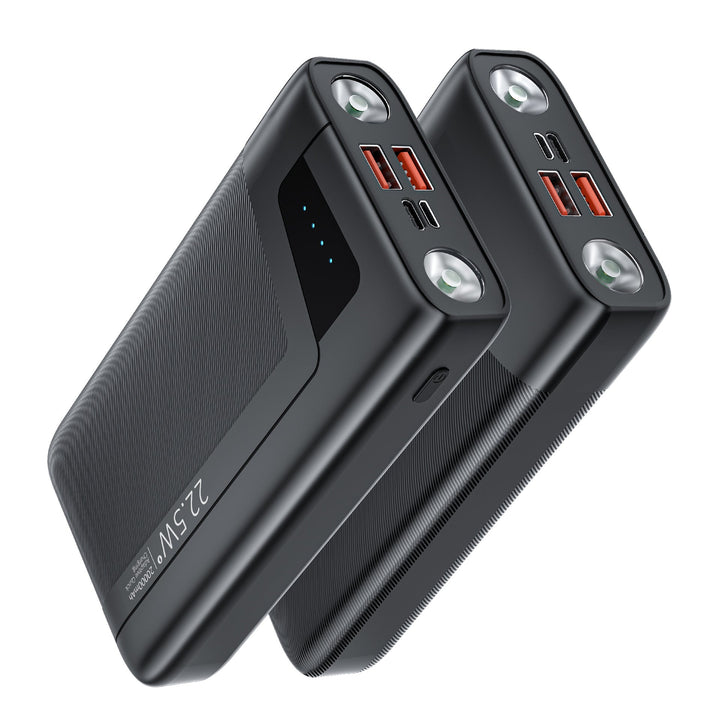 Powerful power bank with integrated LED lighting and fast charging function Kalsten