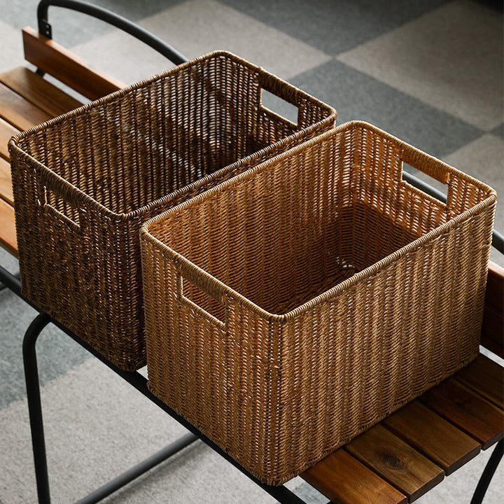 Rectangular Woven Storage Bin Kalsten
