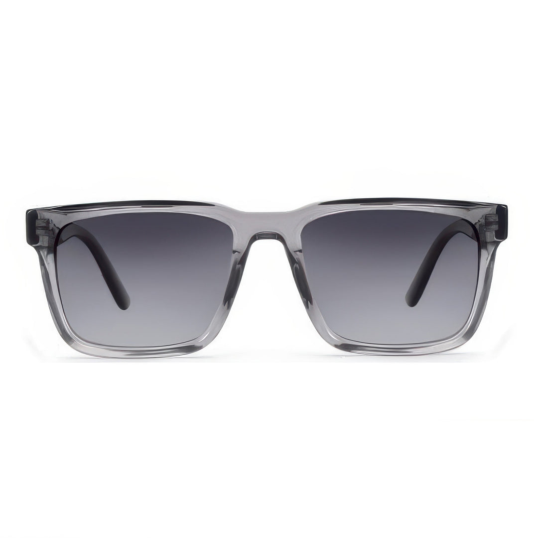 Women's fashionable sunglasses with clear plastic frame and multifunctional lenses Kalsten
