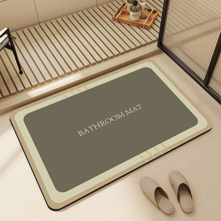 Elegant Bathroom Mat Kalsten
