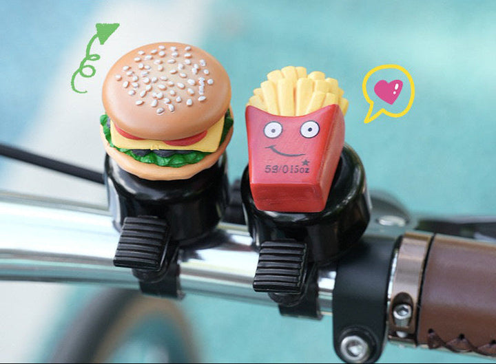 novelty handlebar bicycle bell with silicone popcorn topper and universal clamp Kalsten