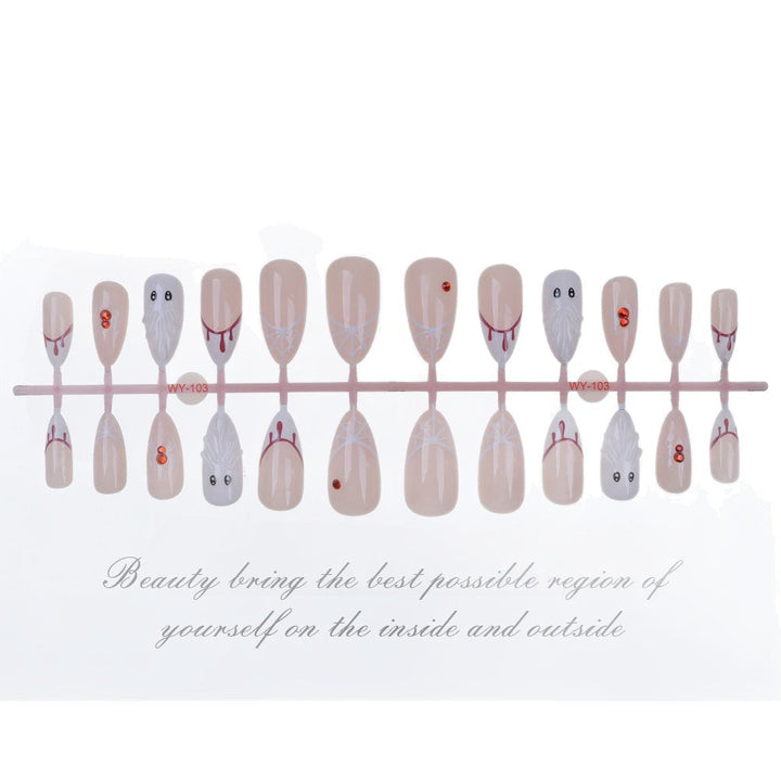 Creative Themed Press-On Nail Set Kalsten