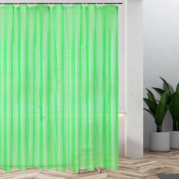 Textured Water-Repellent Shower Curtain Kalsten