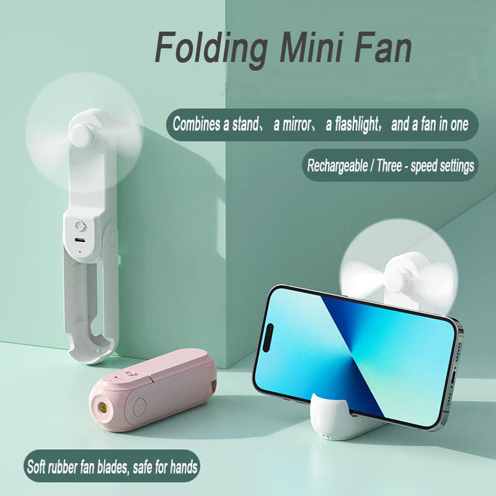 Women's portable smartphone fan with integrated power bank function Kalsten