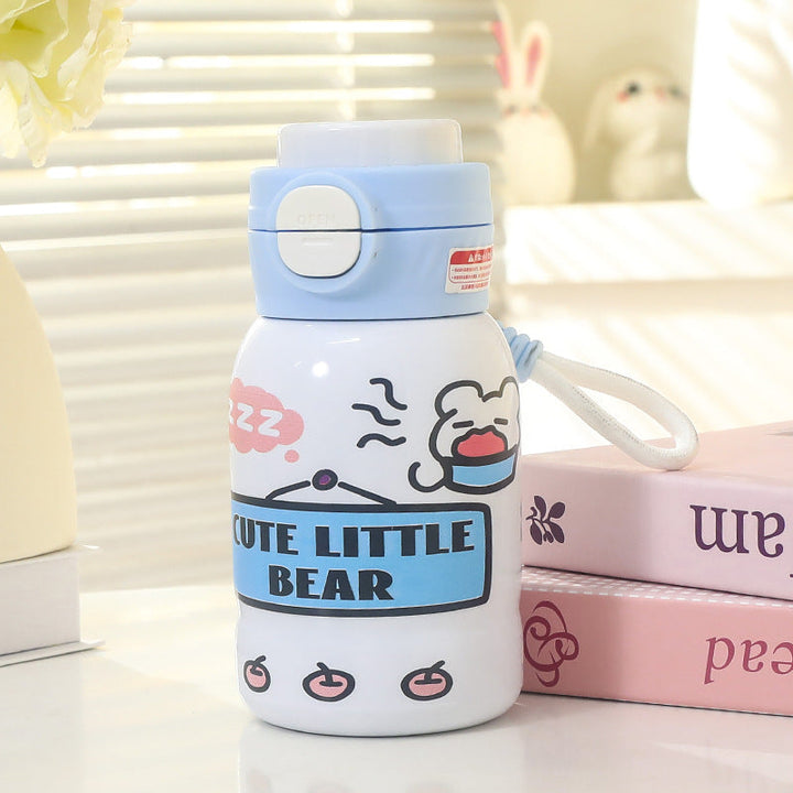 Unisex Waterproof Drinking Bottle with Cute Bear Design Kalsten
