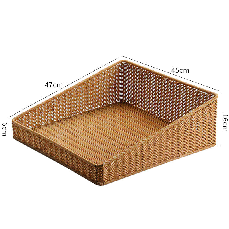 Elegant Woven Storage Tray Kalsten