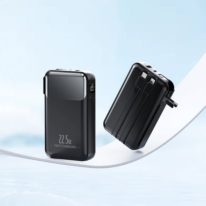 Portable fast charger with integrated socket Kalsten
