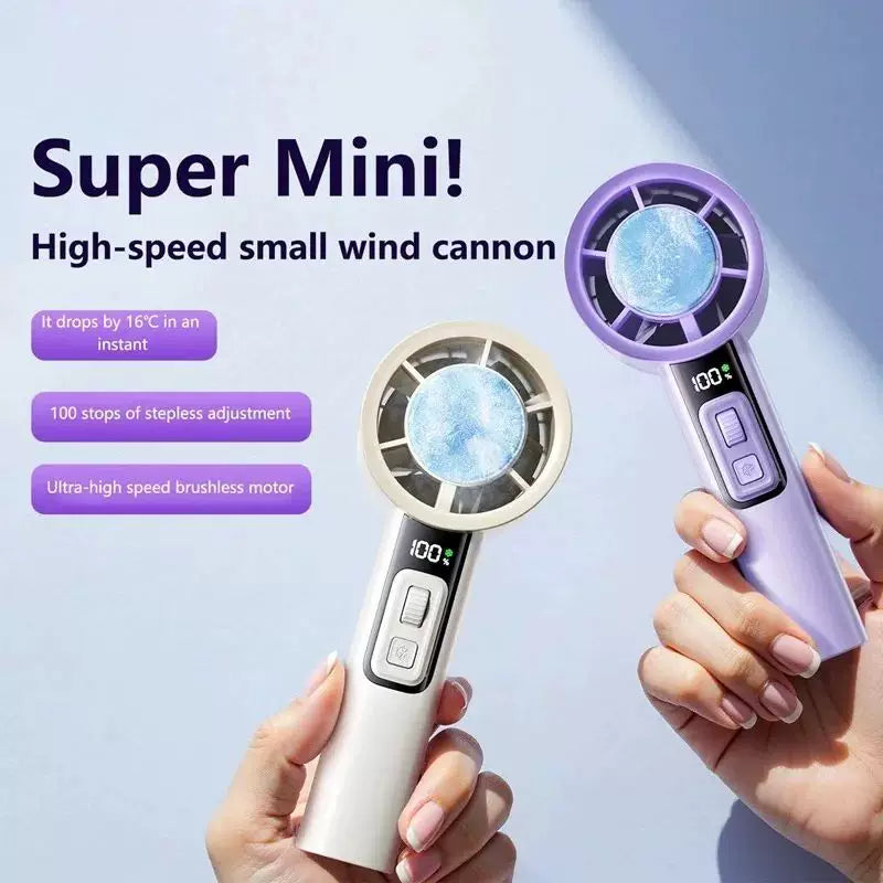 Unisex One Size Portable Personalized Thermoelectric Mini Air Cooler Fan with Smart Display and Adjustable Wind Kalsten