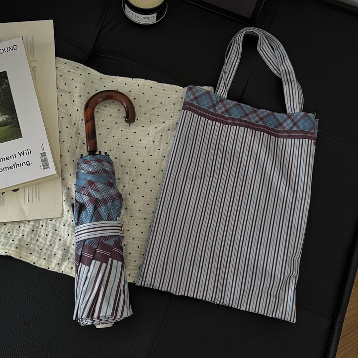 Women's foldable shopping bag with umbrella Kalsten