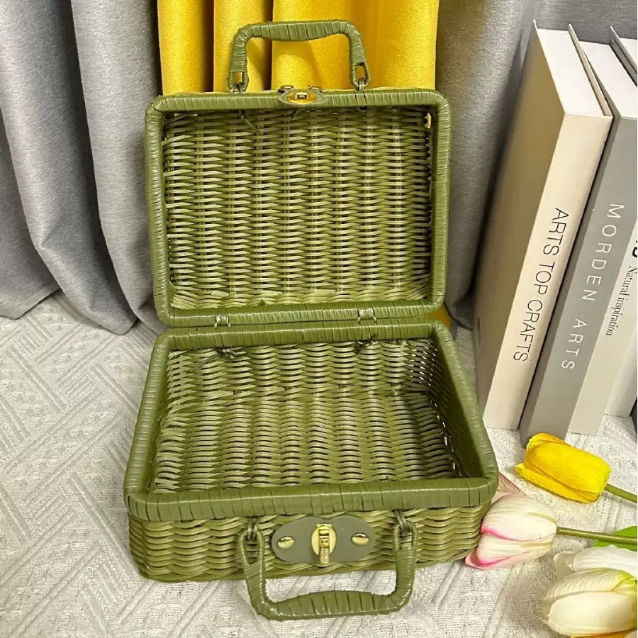 Ladies stylish and practical rattan cosmetic box Kalsten