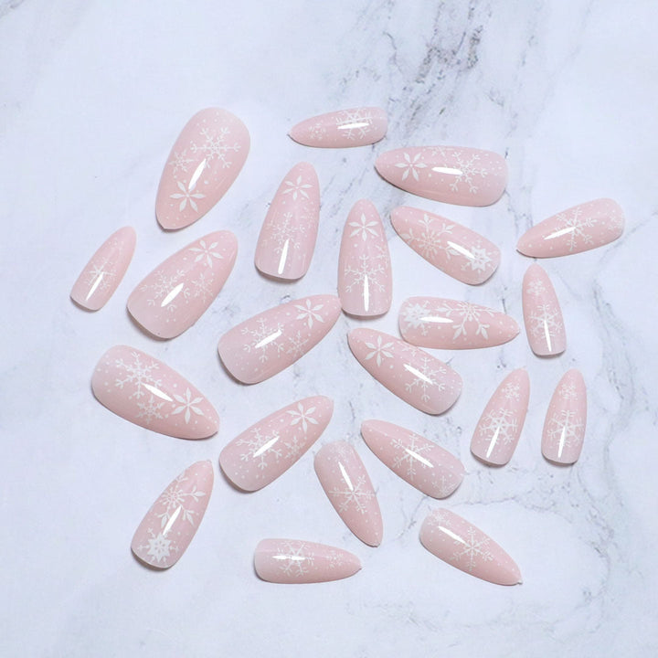 Artistic Glitter Press-On Nail Set Kalsten