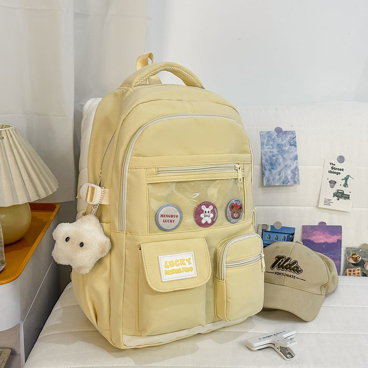 Cute Character-Based Casual School Backpack