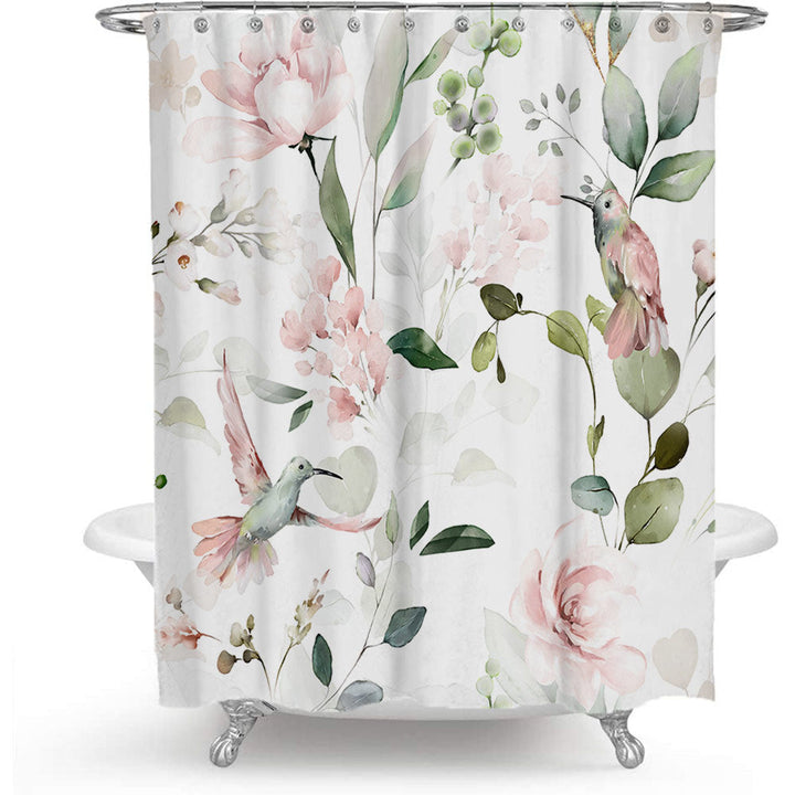 Floral Patterned Shower Curtain Kalsten