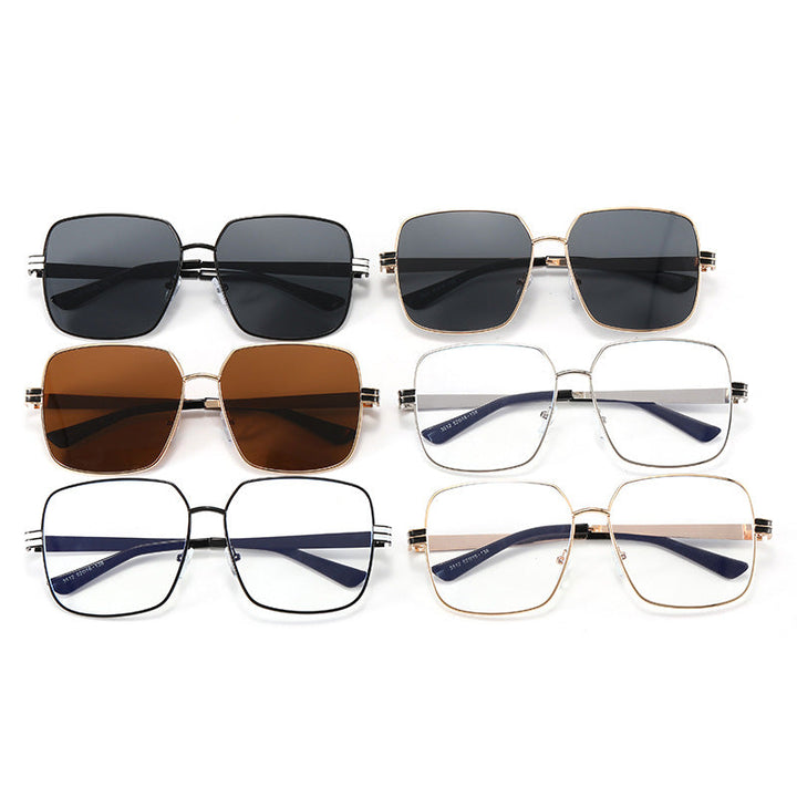 Women's fashionable square glasses with delicate metal frame Kalsten