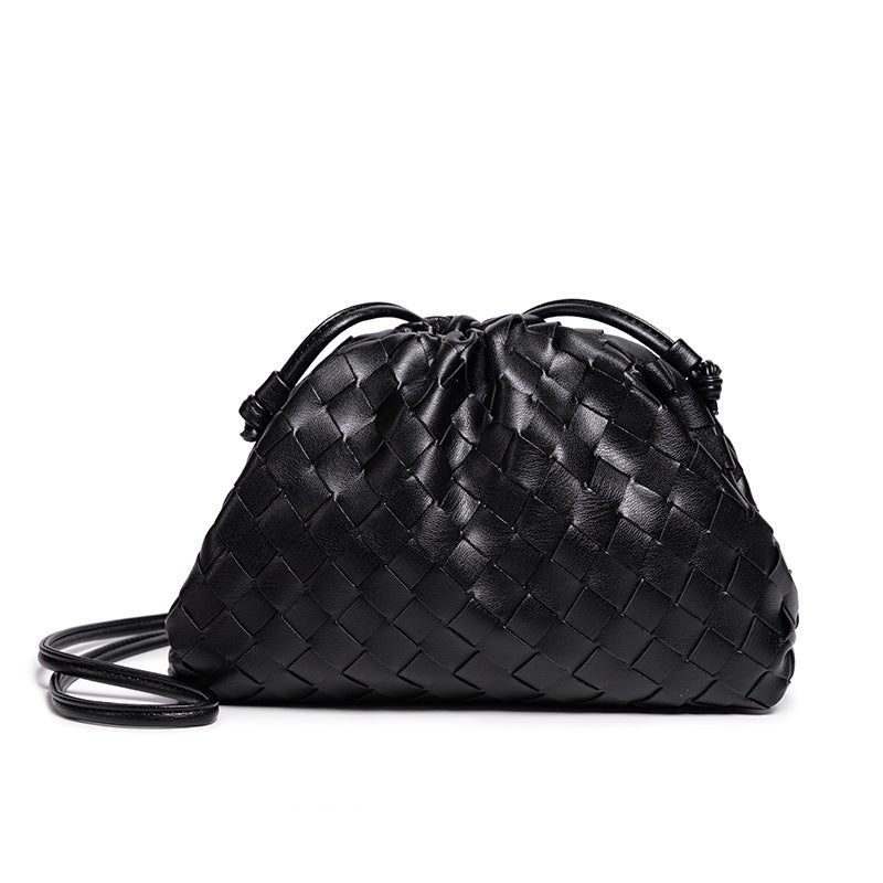 Textured Woven Handheld Clutch Acalora