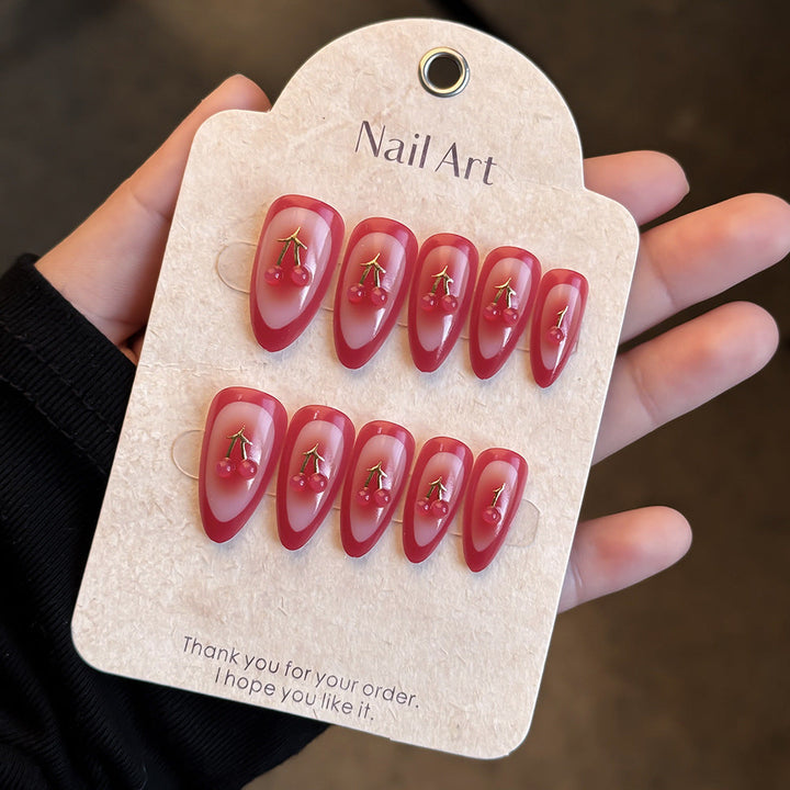 Premium Decorative Press-On Nail Set Kalsten