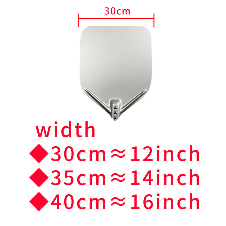 extra-long wooden handled aluminum pizza peel with flat square paddle Kalsten