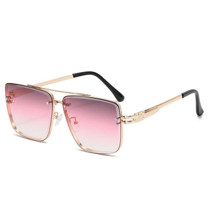 Women Elegant Oversized Sunglasses with Gradient Lenses and Eye-Catching Frame Kalsten