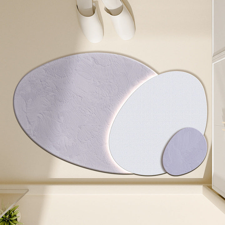 Floral-Inspired Decorative Bath Mat Kalsten