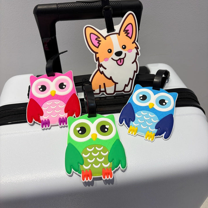 Owl-Shaped Luggage Tag Kalsten