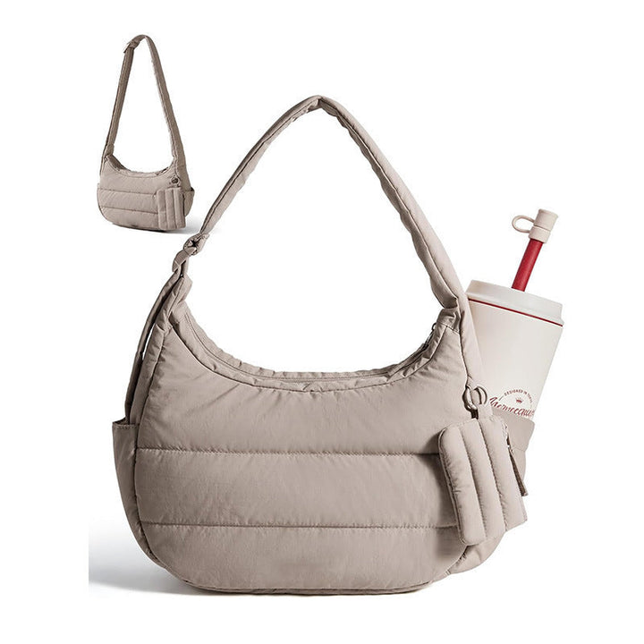 Multifunctional shoulder bag with side bottle holder Kalsten