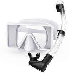 Swimming and diving mask with innovative field of vision and ergonomic design Kalsten