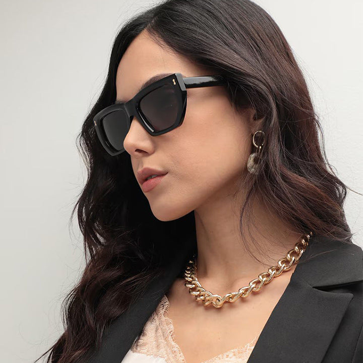 Ladies' Fashion Sunglasses with Unique Hexagonal Frame and Protective Lenses Kalsten
