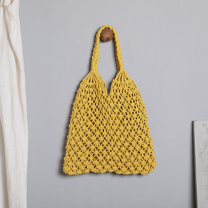 Handcrafted net shopping bag Kalsten