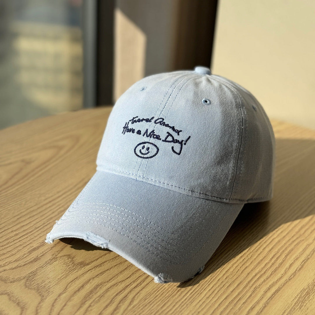 Women's Distressed Cotton Baseball Cap Kalsten 1784270914