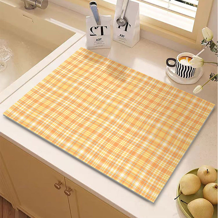 Checkered Kitchen Mat Kalsten